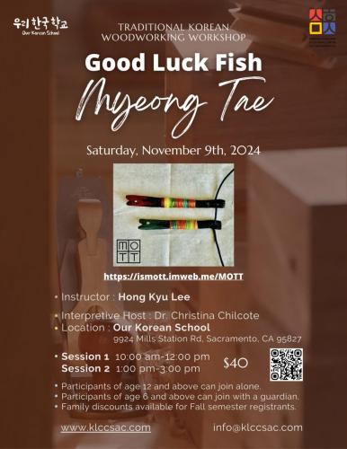 2024-11-KLCCSac Woodworking Workshop Goodluck Fish
